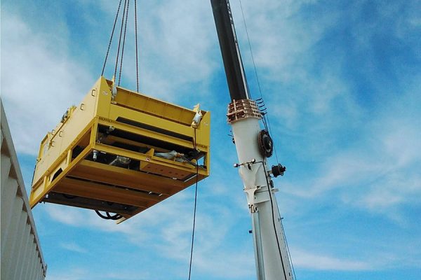 Ore sorter Installation